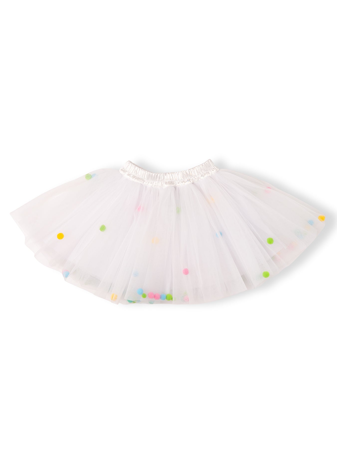 Юбка с шариками
